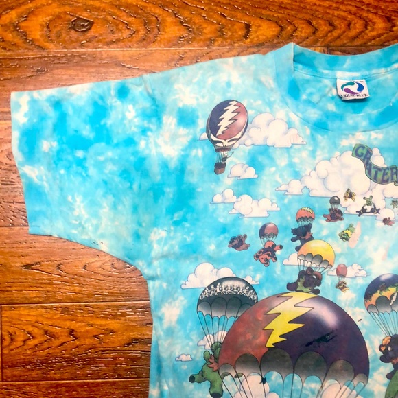 Vintage Grateful Dead Band T-Shirt June 17, 1994 Eugene, OR Concert - Picture 3 of 17